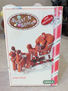 Lemax Sugar 'N Spice Gingersleigh 2004 Retired